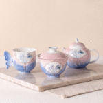 Butterfly Floral Tea Service Set And Gongfu Tea Ceremony Set_ring03