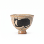 Japanese Tea Cups - Vintage Wildcat Ceramic Tea Cup_main