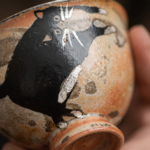 Japanese Tea Cups - Vintage Wildcat Ceramic Tea Cup_ring02