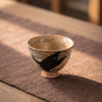 Japanese Tea Cups - Vintage Wildcat Ceramic Tea Cup_ring04