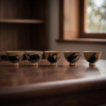 Japanese Tea Cups - Vintage Wildcat Ceramic Tea Cup_ring05