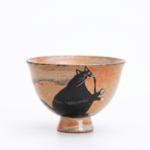 Japanese Tea Cups - Vintage Wildcat Ceramic Tea Cup_ring07