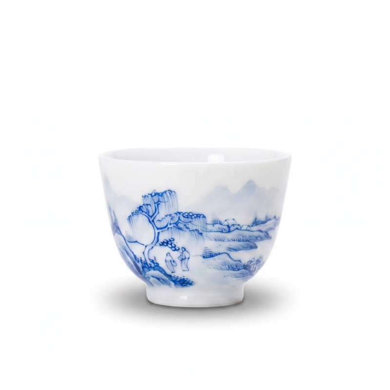 Jingdezhen Blue And White Porcelain Gongfu Tea Cups_main Jingdezhen Blue And White Porcelain Gongfu Tea Cups_main