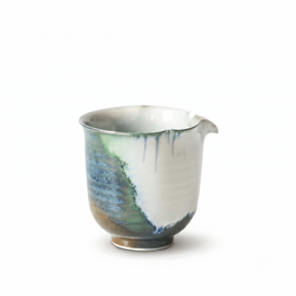 Soda Fired Aurora Crackle Chahai Tea Pitcher_main