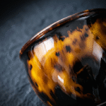 Tortoiseshell Reactive Glaze Ceramic Cup For Gong Fu Ceremony_ring02