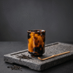 Tortoiseshell Reactive Glaze Tea Cup For Gong Fu Cha Ceremony_ring03