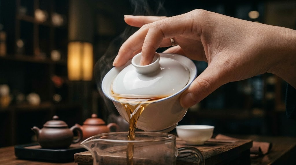 how-to-pour-gaiwan-three-finger-grip