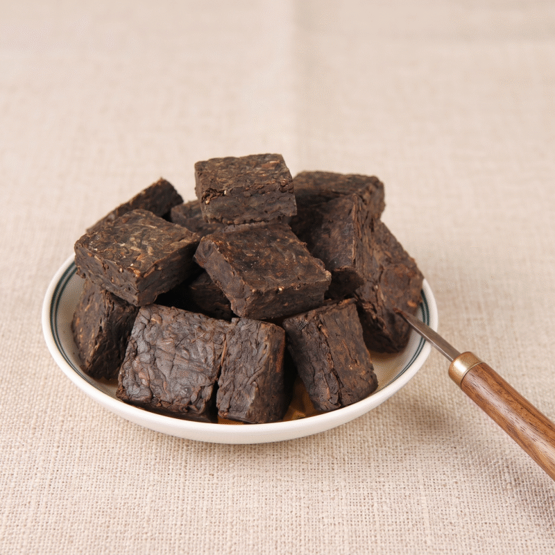 Aged Ripe Puer Tea Golden Brick 250g_ring01