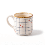 Cherry Grid Ceramic Tea Mug For Modern Tea And Coffee_main