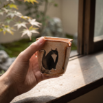 Japanese Shino Glaze Cat Fair Cup_main_ring06