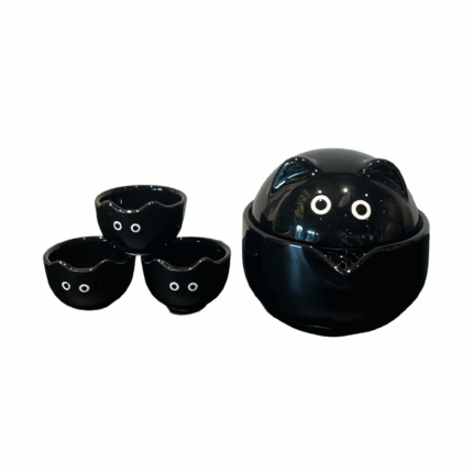 Travel Tea Set With Black Cat Cup_main