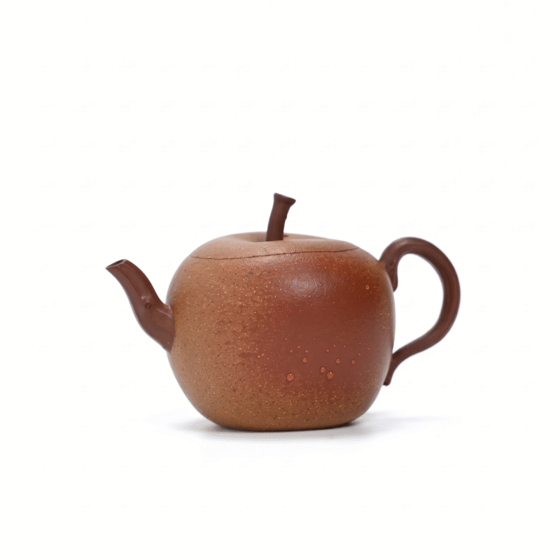 Handmade Yixing Purple Clay Apple Teapot_main