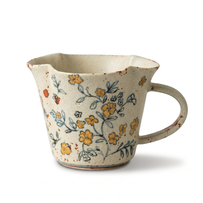 Jingdezhen Gold Floral Coffee And Tea Cups_main